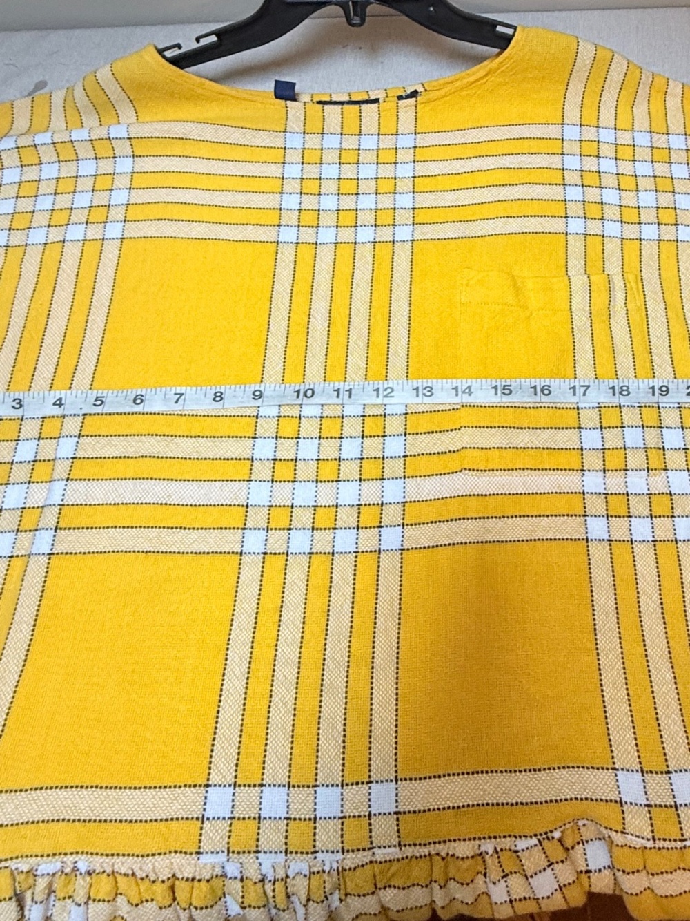 Vintage Late 80s Early 90s Esprit Plaid Drop Waist Dress Size Medium - Picture 11 of 11